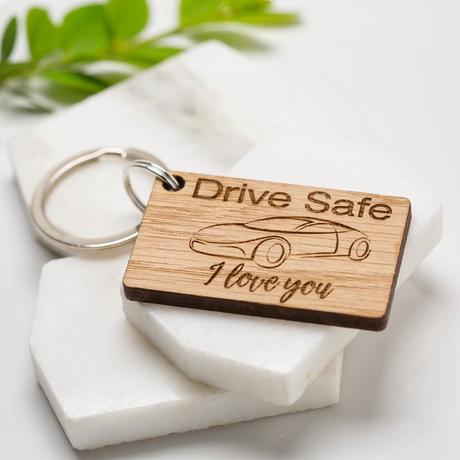 Drive Safe I Love You Keyring, For Him Husband Son Boyfriend, Key Ring From Girlfriend Boyfriend Daughter Wife, Key Chain Safe Trip Journey, Road Trip, Car Keys, Safe Travels, New Learner Driver Gift