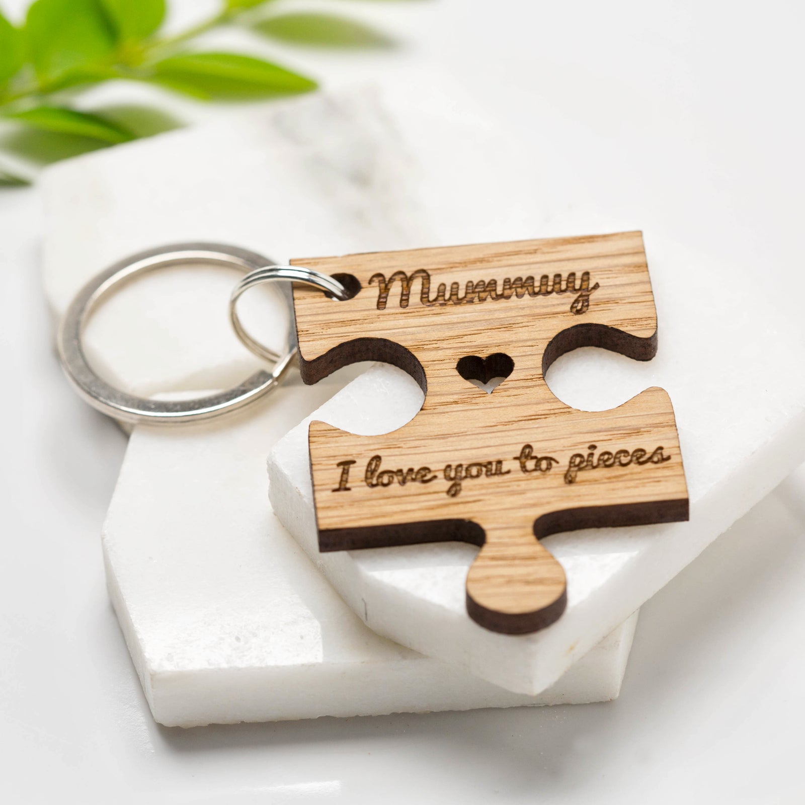 'Mummy I Love You To Pieces' Keyring, Mum Key Ring, Mother's Gifts, Grandma Day, Best Mom Keyring