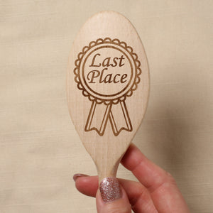 Last Place Cooking Wooden Spoon Pub Quiz Sports Day Golf Ruby Football Darts Competition Night Loser