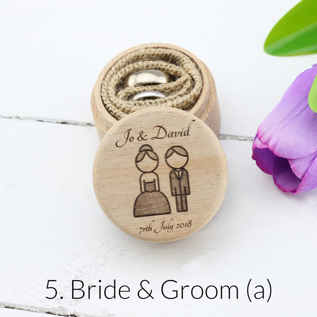 Ring box for wedding day 2025