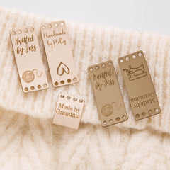 Wooden Rectangle Product Tags Handmade with Love Tags for Handmade Cro –