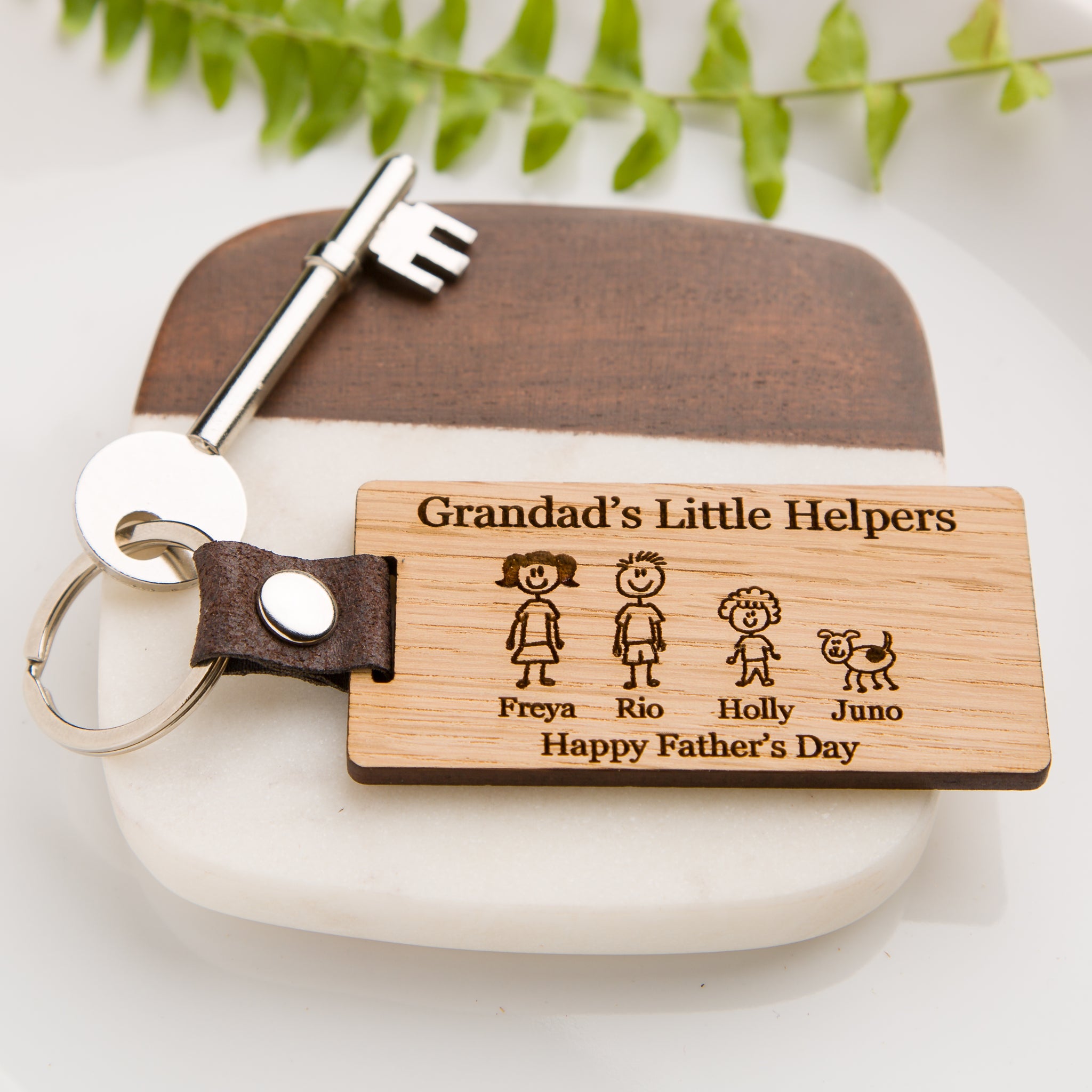 Personalised fathers day keyrings deals