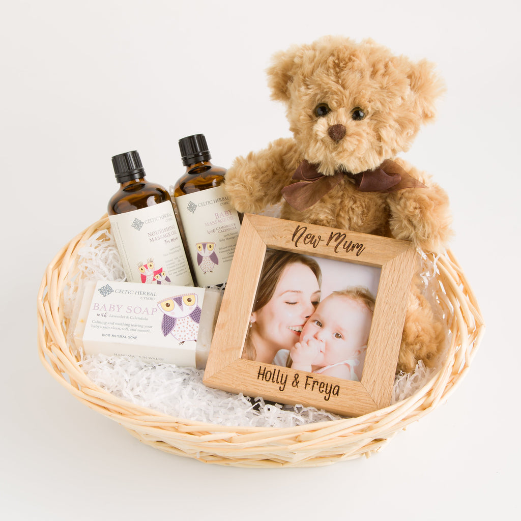 Personalised Pamper New Mum & Baby Gift Basket | Hamper
