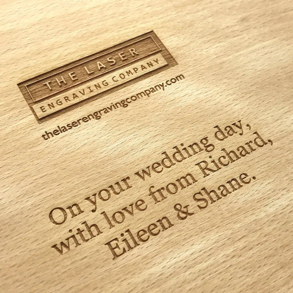 Create Your Own Christmas Personalised Engraved Wooden Chopping Board