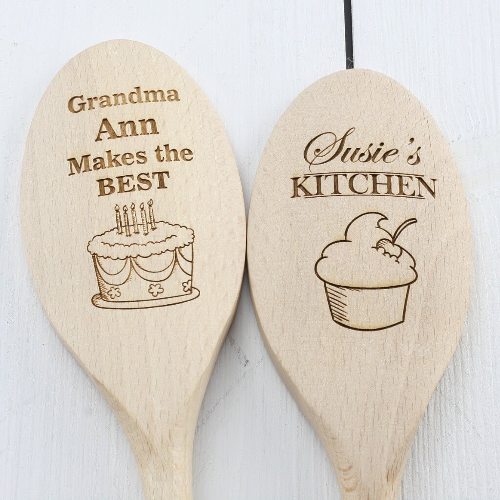 Create Your Own Personalised Engraved Wooden Spoon