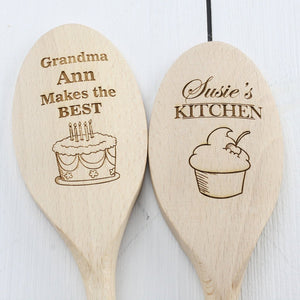 Create Your Own Personalised Engraved Wooden Spoon